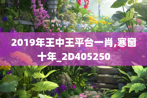 2019年王中王平台一肖,寒窗十年_2D405250