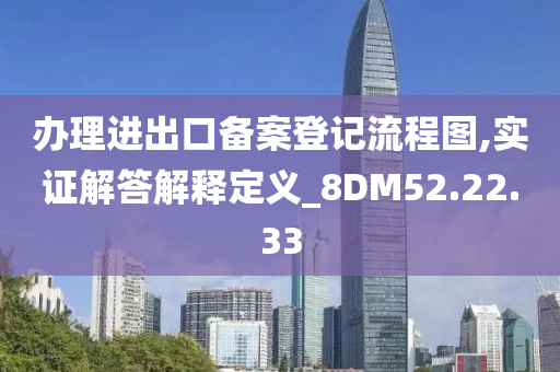 办理进出口备案登记流程图,实证解答解释定义_8DM52.22.33