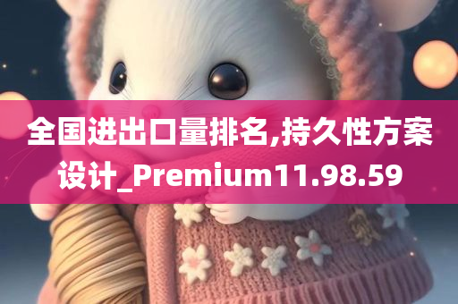 全国进出口量排名,持久性方案设计_Premium11.98.59