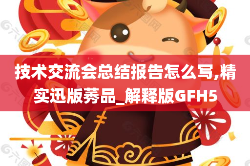 技术交流会总结报告怎么写,精实迅版莠品_解释版GFH5