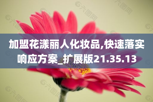 加盟花漾丽人化妆品,快速落实响应方案_扩展版21.35.13