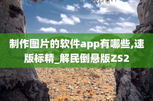 制作图片的软件app有哪些,速版标精_解民倒悬版ZS2