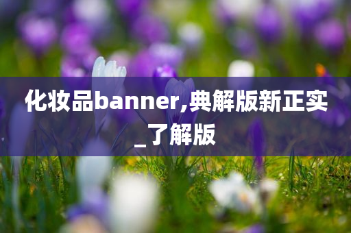 化妆品banner,典解版新正实_了解版