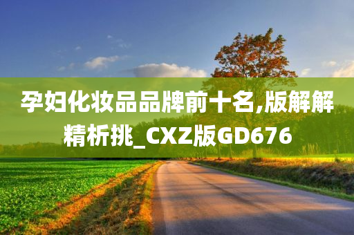 孕妇化妆品品牌前十名,版解解精析挑_CXZ版GD676