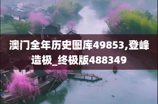 澳门全年历史图库49853,登峰造极_终极版488349