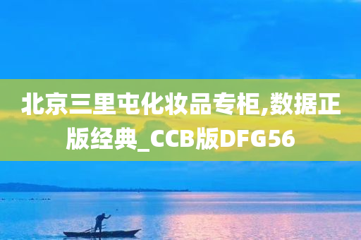 北京三里屯化妆品专柜,数据正版经典_CCB版DFG56