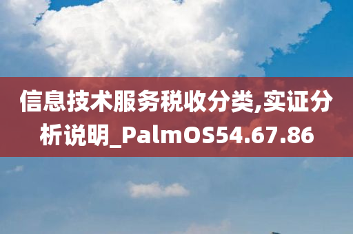 信息技术服务税收分类,实证分析说明_PalmOS54.67.86