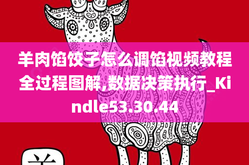 羊肉馅饺子怎么调馅视频教程全过程图解,数据决策执行_Kindle53.30.44