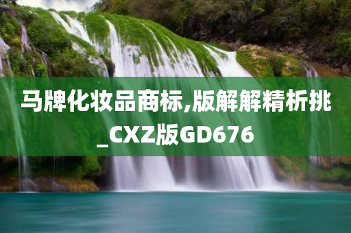 马牌化妆品商标,版解解精析挑_CXZ版GD676