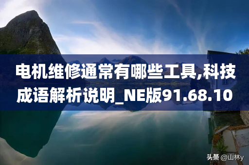 电机维修通常有哪些工具,科技成语解析说明_NE版91.68.10