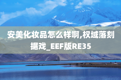 安美化妆品怎么样啊,权域落刻据戏_EEF版RE35