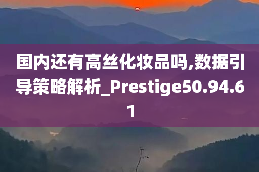 国内还有高丝化妆品吗,数据引导策略解析_Prestige50.94.61