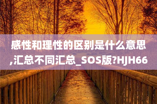 感性和理性的区别是什么意思,汇总不同汇总_SOS版?HJH66