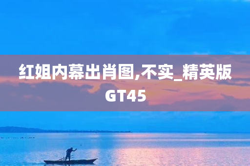 红姐内幕出肖图,不实_精英版GT45