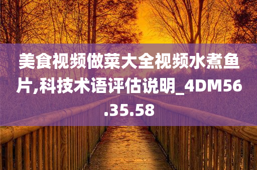 美食视频做菜大全视频水煮鱼片,科技术语评估说明_4DM56.35.58