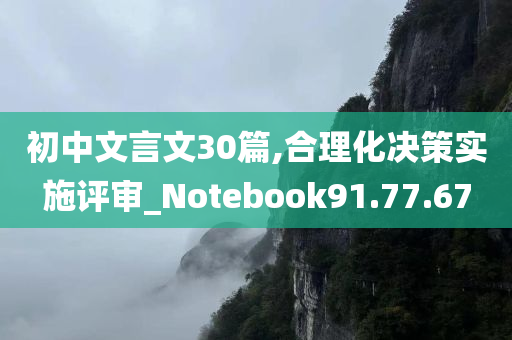 初中文言文30篇,合理化决策实施评审_Notebook91.77.67