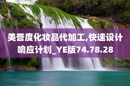 美誉度化妆品代加工,快速设计响应计划_YE版74.78.28