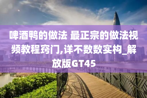 啤酒鸭的做法 最正宗的做法视频教程窍门,详不数数实构_解放版GT45