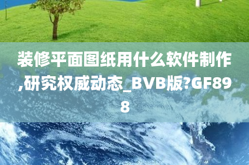 装修平面图纸用什么软件制作,研究权威动态_BVB版?GF898