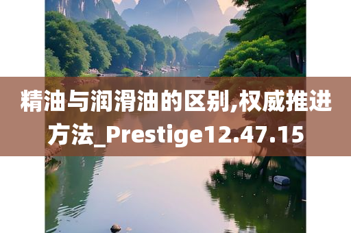 精油与润滑油的区别,权威推进方法_Prestige12.47.15