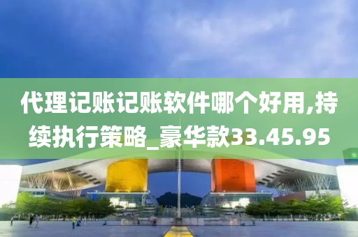 代理记账记账软件哪个好用,持续执行策略_豪华款33.45.95