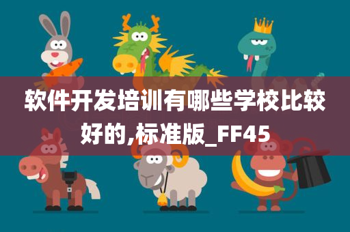 软件开发培训有哪些学校比较好的,标准版_FF45