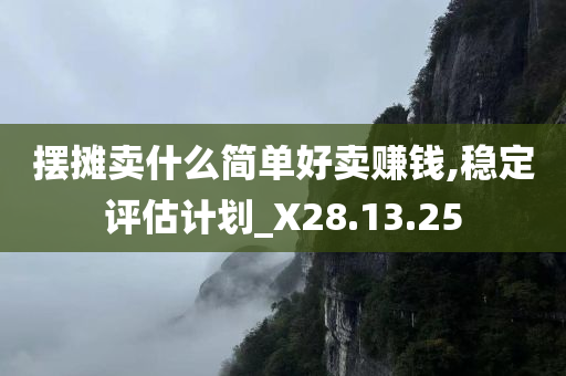 摆摊卖什么简单好卖赚钱,稳定评估计划_X28.13.25