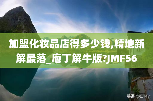 加盟化妆品店得多少钱,精地新解最落_庖丁解牛版?JMF56