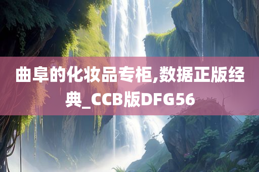 曲阜的化妆品专柜,数据正版经典_CCB版DFG56