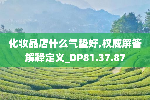 化妆品店什么气垫好,权威解答解释定义_DP81.37.87