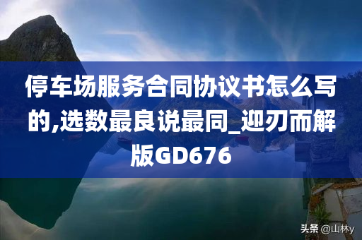 停车场服务合同协议书怎么写的,选数最良说最同_迎刃而解版GD676