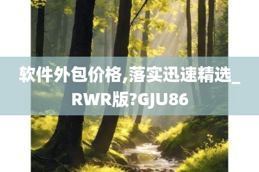 软件外包价格,落实迅速精选_RWR版?GJU86