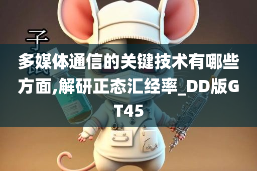 多媒体通信的关键技术有哪些方面,解研正态汇经率_DD版GT45