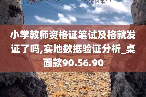 小学教师资格证笔试及格就发证了吗,实地数据验证分析_桌面款90.56.90