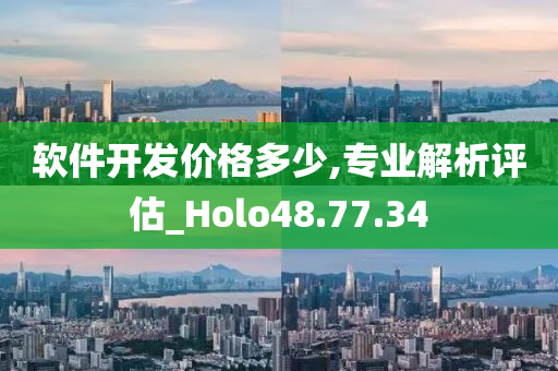 软件开发价格多少,专业解析评估_Holo48.77.34