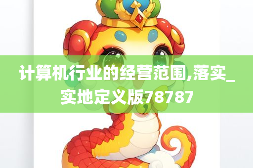 计算机行业的经营范围,落实_实地定义版78787