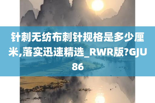 针刺无纺布刺针规格是多少厘米,落实迅速精选_RWR版?GJU86