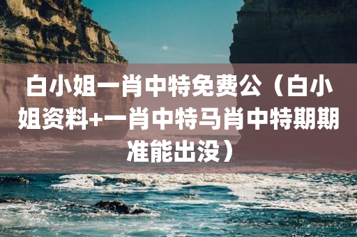 白小姐一肖中特免费公（白小姐资料+一肖中特马肖中特期期准能出没）