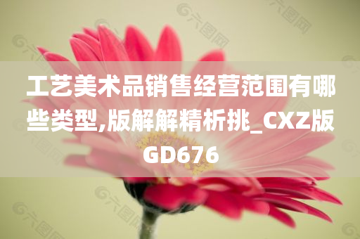 工艺美术品销售经营范围有哪些类型,版解解精析挑_CXZ版GD676