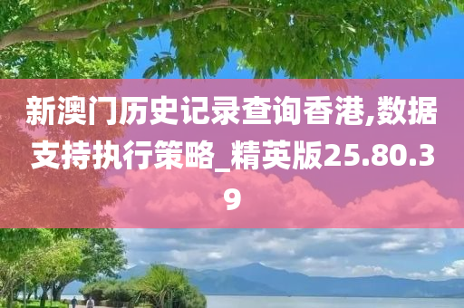 新澳门历史记录查询香港,数据支持执行策略_精英版25.80.39