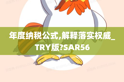 年度纳税公式,解释落实权威_TRY版?SAR56