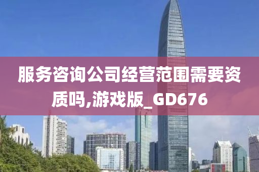 服务咨询公司经营范围需要资质吗,游戏版_GD676