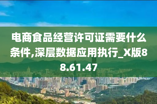 电商食品经营许可证需要什么条件,深层数据应用执行_X版88.61.47