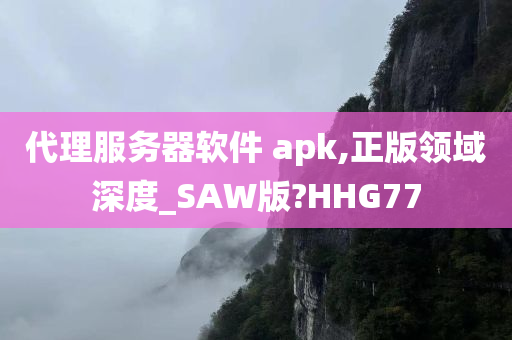 代理服务器软件 apk,正版领域深度_SAW版?HHG77