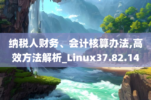 纳税人财务、会计核算办法,高效方法解析_Linux37.82.14