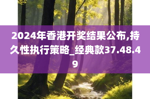 2024年香港开奖结果公布,持久性执行策略_经典款37.48.49