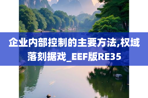 企业内部控制的主要方法,权域落刻据戏_EEF版RE35