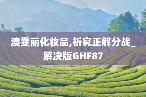 澳雯丽化妆品,析究正解分战_解决版GHF87