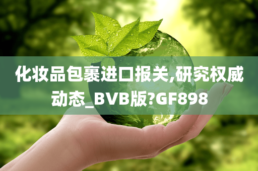 化妆品包裹进口报关,研究权威动态_BVB版?GF898