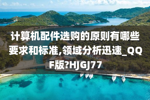 计算机配件选购的原则有哪些要求和标准,领域分析迅速_QQF版?HJGJ77